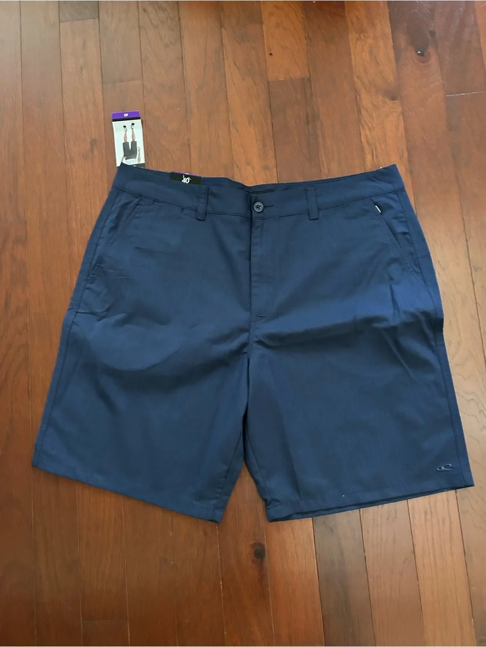 $60 NWT O'Neill Men's Lightweight Hybrid Shorts Blue Size 40 two way stretch